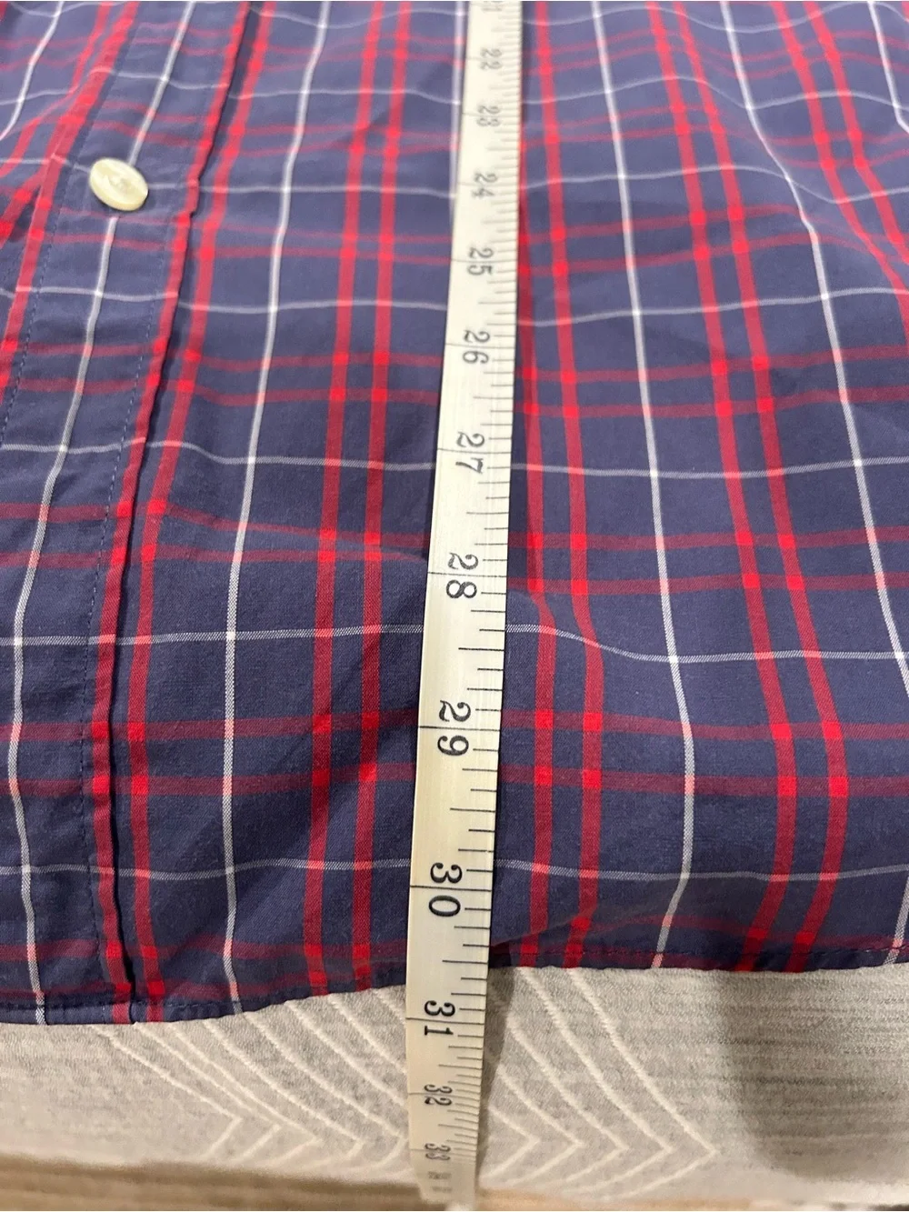 J. Crew Men's Plaid Button-Down Shirts — Green/Black & Navy/Red Large